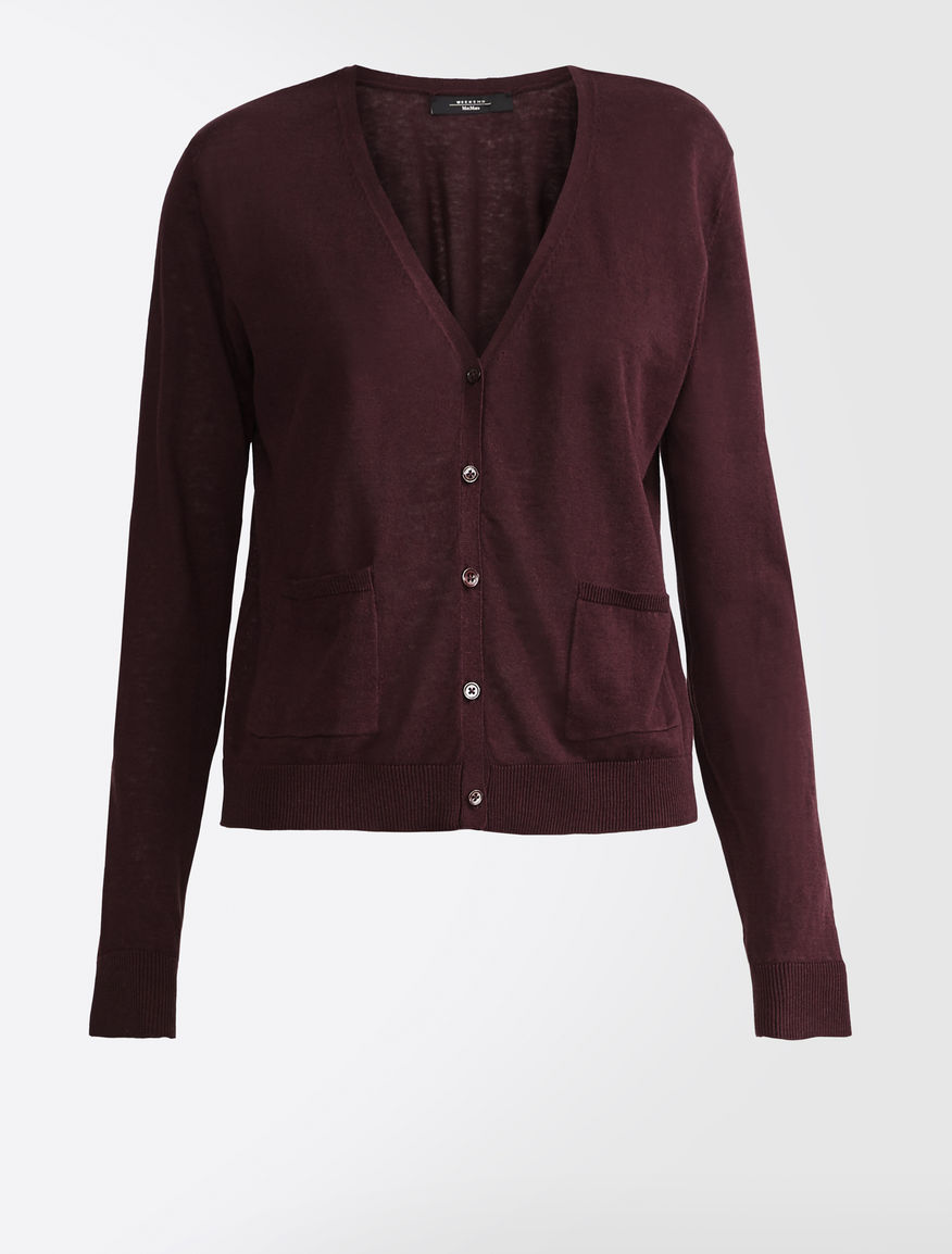 Silk and linen cardigan Weekend Maxmara Silk and linen cardigan Weekend Maxmara