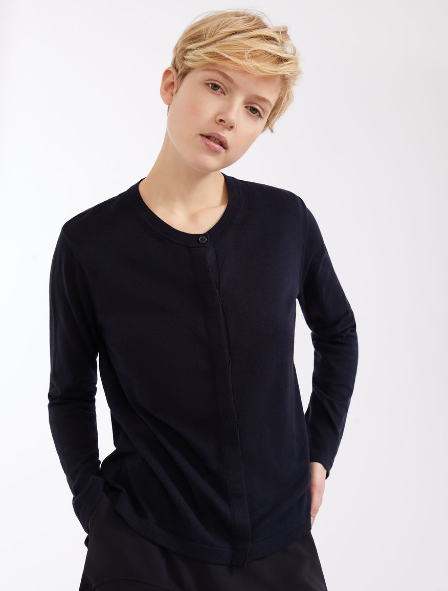Cotton and silk yarn cardigan Weekend Maxmara Cotton and silk yarn cardigan Weekend Maxmara