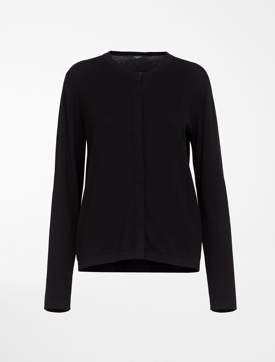 Cotton and silk yarn cardigan Weekend Maxmara Cotton and silk yarn cardigan Weekend Maxmara