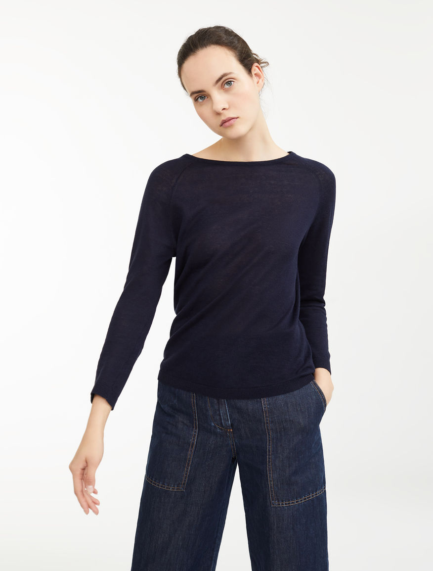 Silk and linen yarn jumper Weekend Maxmara Silk and linen yarn jumper Weekend Maxmara