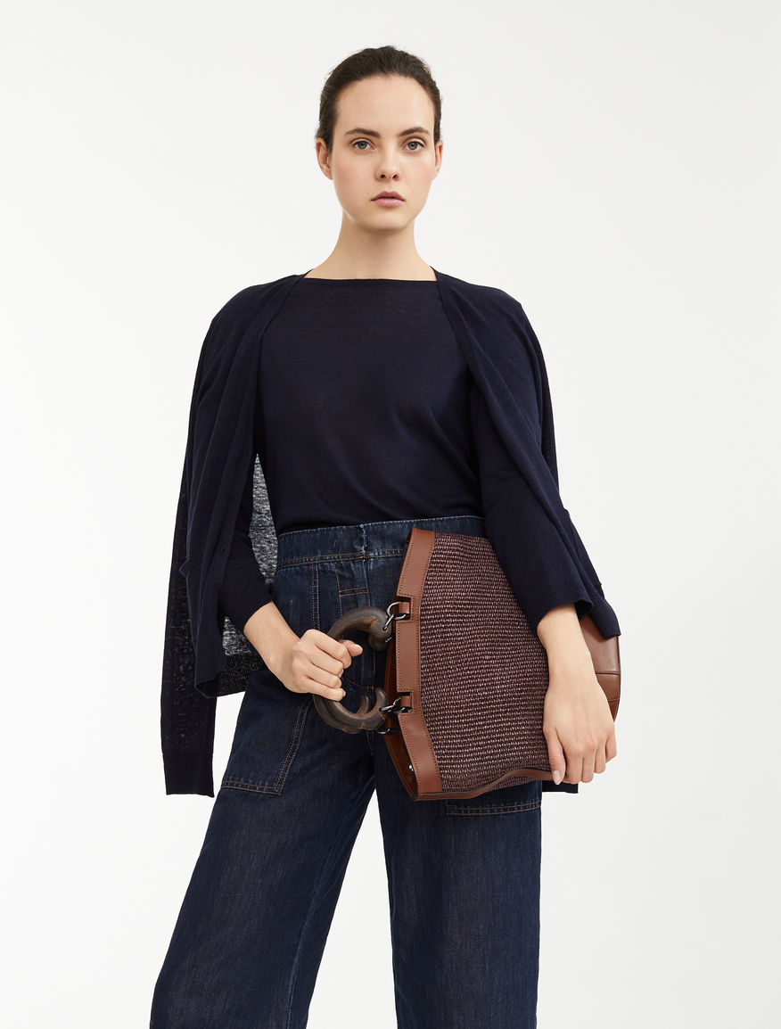 Silk and linen yarn jumper Weekend Maxmara Silk and linen yarn jumper Weekend Maxmara
