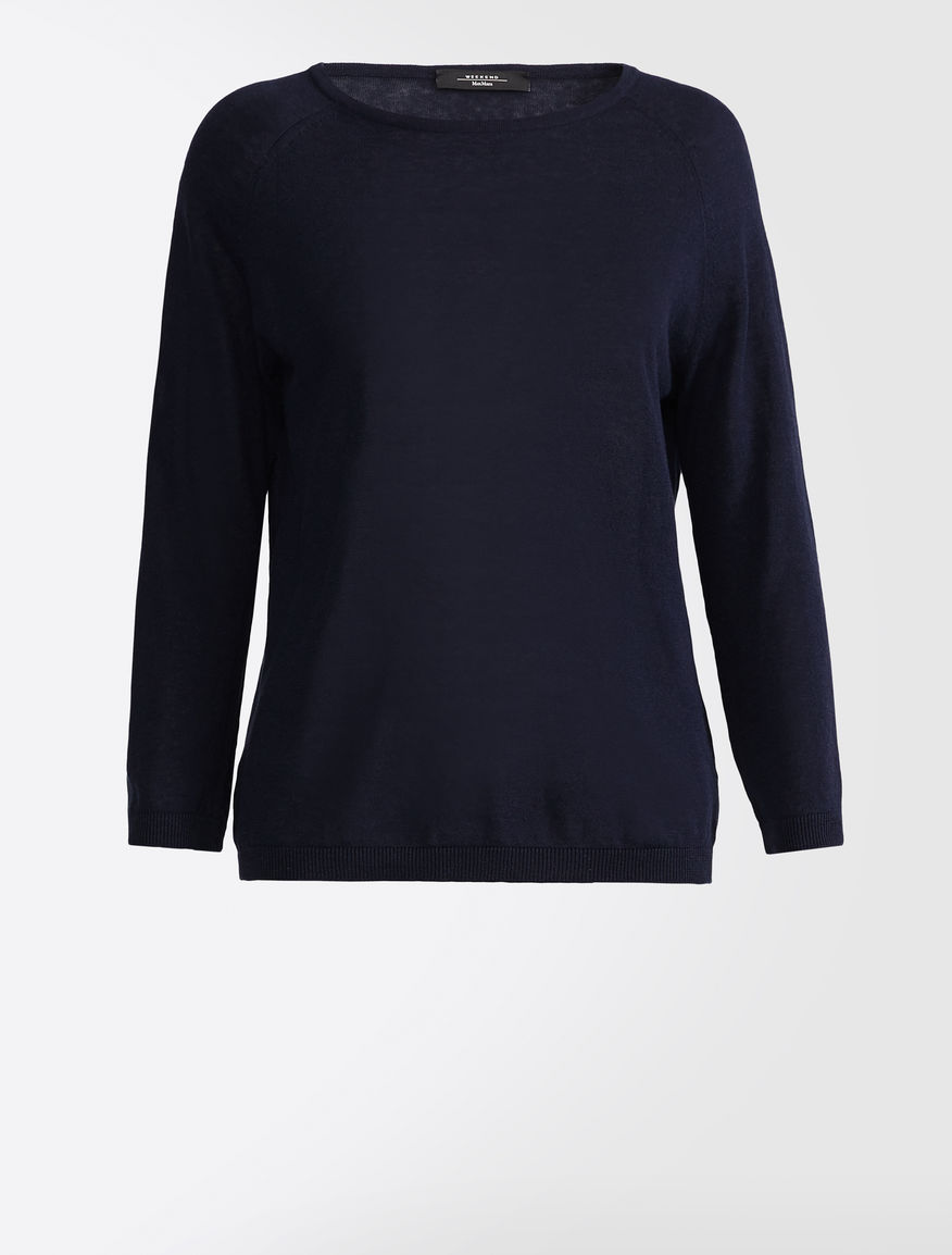 Silk and linen yarn jumper Weekend Maxmara Silk and linen yarn jumper Weekend Maxmara