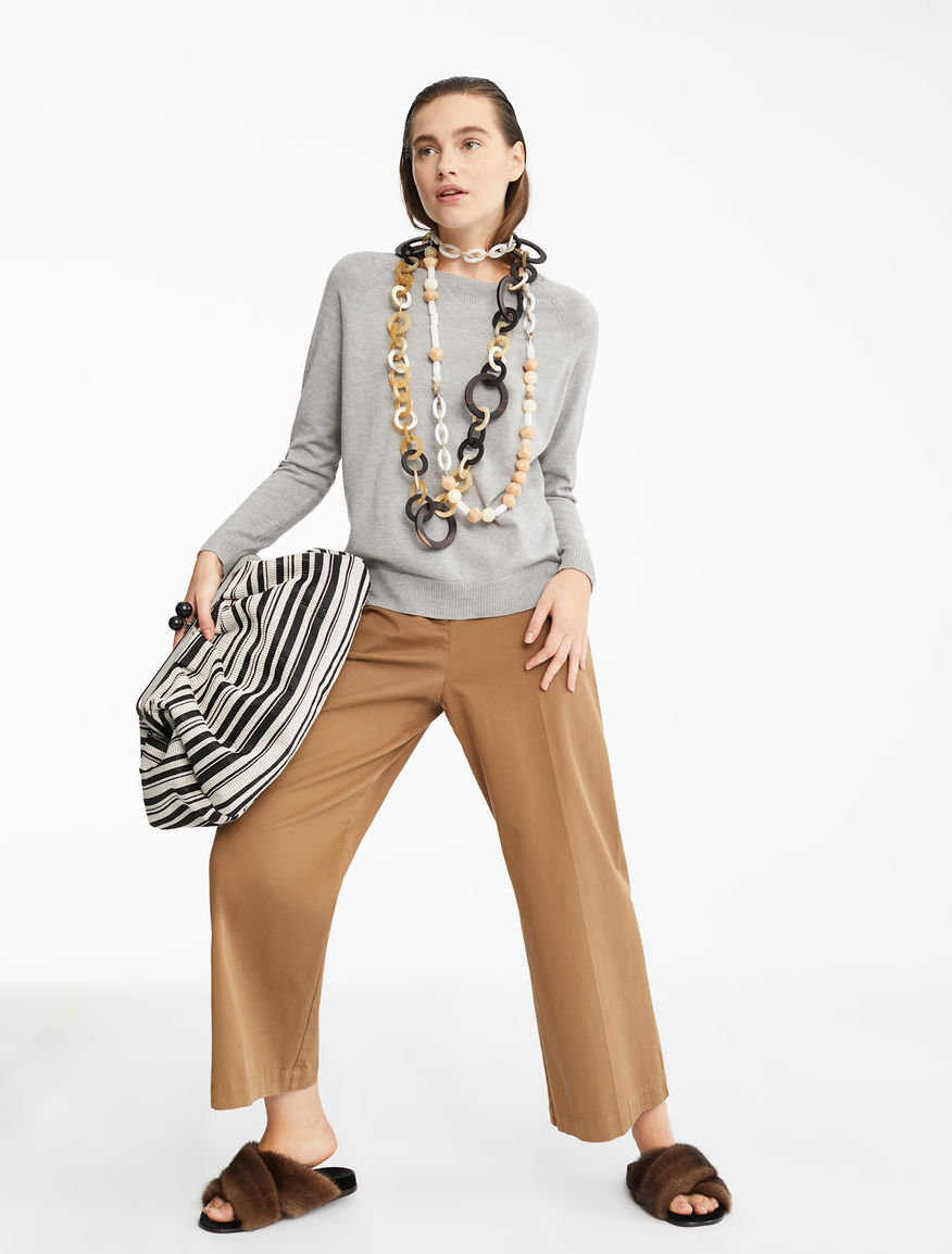 Cotton and wool yarn jumper Weekend Maxmara Cotton and wool yarn jumper Weekend Maxmara