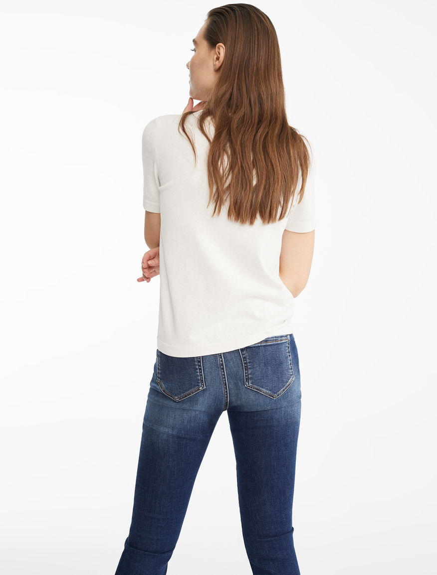Maglia in filato di seta e cotone Weekend Maxmara Maglia in filato di seta e cotone Weekend Maxmara