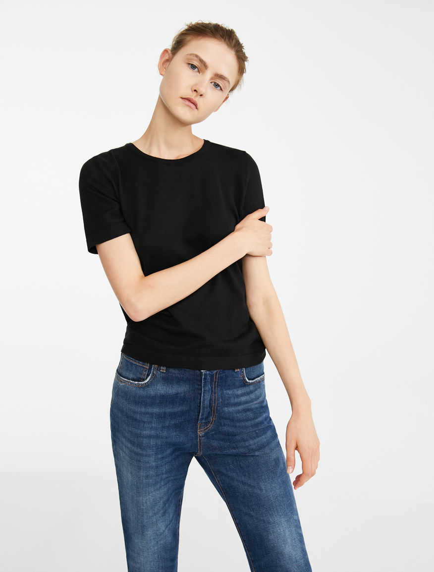 Cotton and silk yarn jumper Weekend Maxmara Cotton and silk yarn jumper Weekend Maxmara