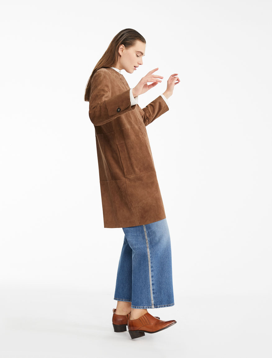 Suede overcoat Weekend Maxmara Suede overcoat Weekend Maxmara