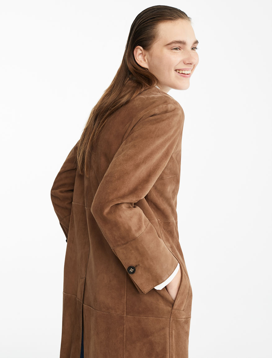 Suede overcoat Weekend Maxmara Suede overcoat Weekend Maxmara