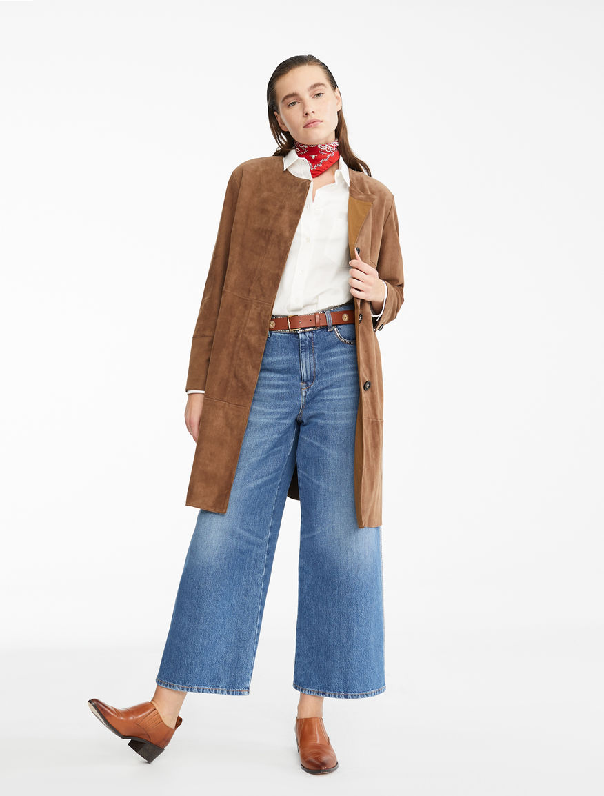 Suede overcoat Weekend Maxmara Suede overcoat Weekend Maxmara