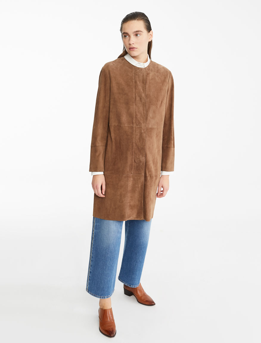 Suede overcoat Weekend Maxmara Suede overcoat Weekend Maxmara