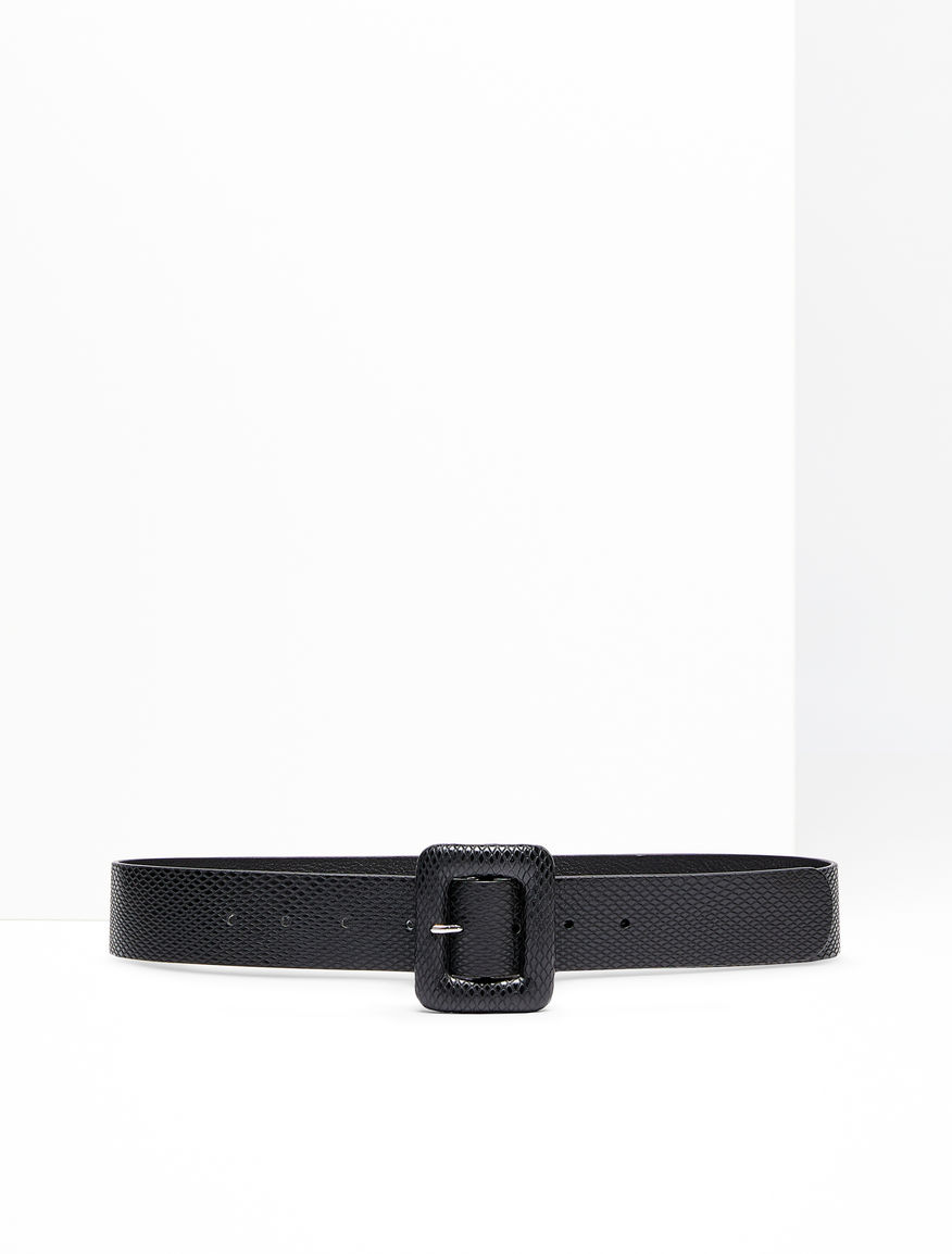 Python-print leather belt Weekend Maxmara Python-print leather belt Weekend Maxmara