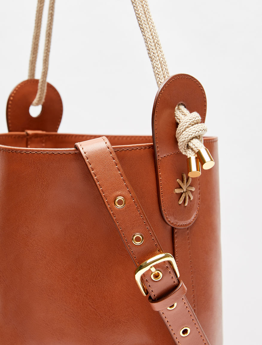 Leather bucket bag Weekend Maxmara Leather bucket bag Weekend Maxmara