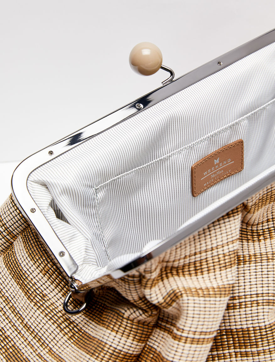 Maxi Pasticcino Bag in jacquard fabric Weekend Maxmara Maxi Pasticcino Bag in jacquard fabric Weekend Maxmara