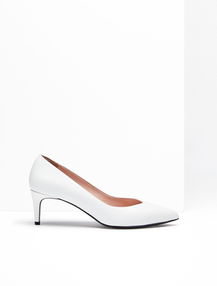 Python-print leather heels Weekend Maxmara Python-print leather heels Weekend Maxmara