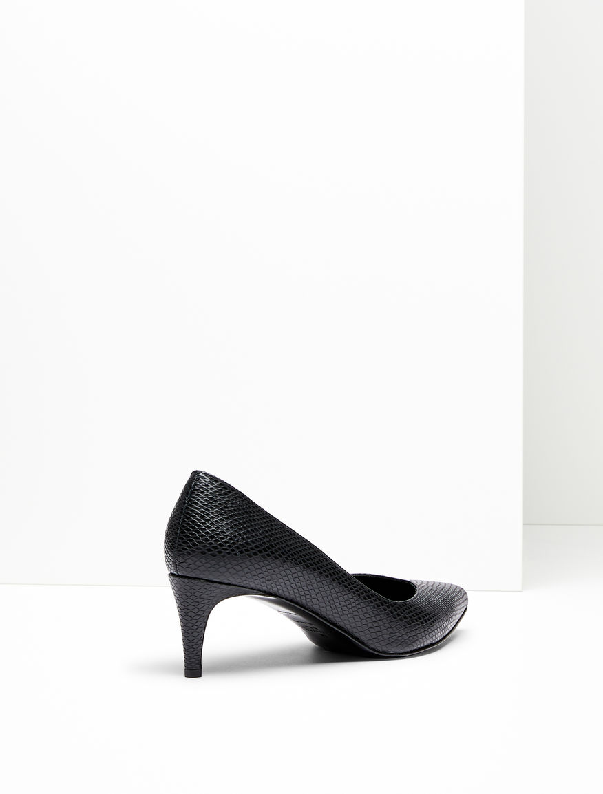 Python-print leather heels Weekend Maxmara Python-print leather heels Weekend Maxmara
