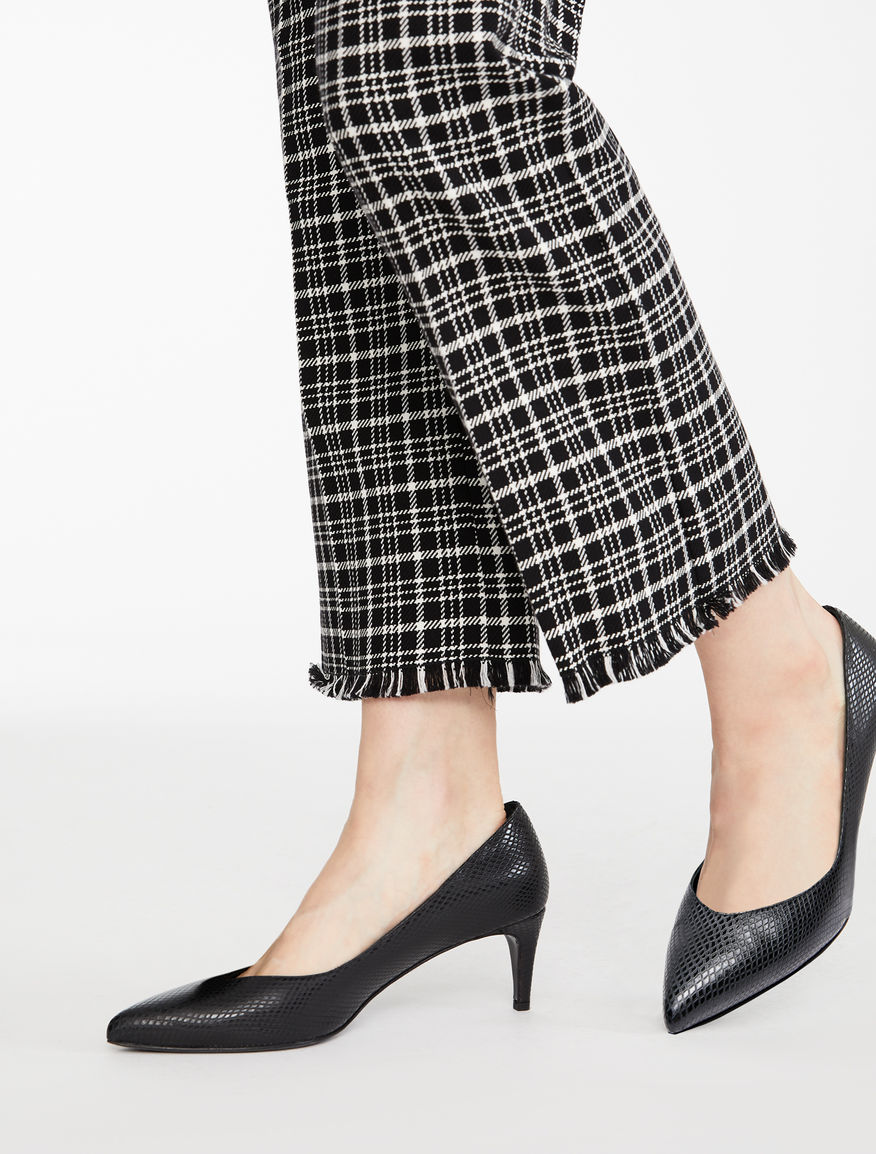 Python-print leather heels Weekend Maxmara Python-print leather heels Weekend Maxmara