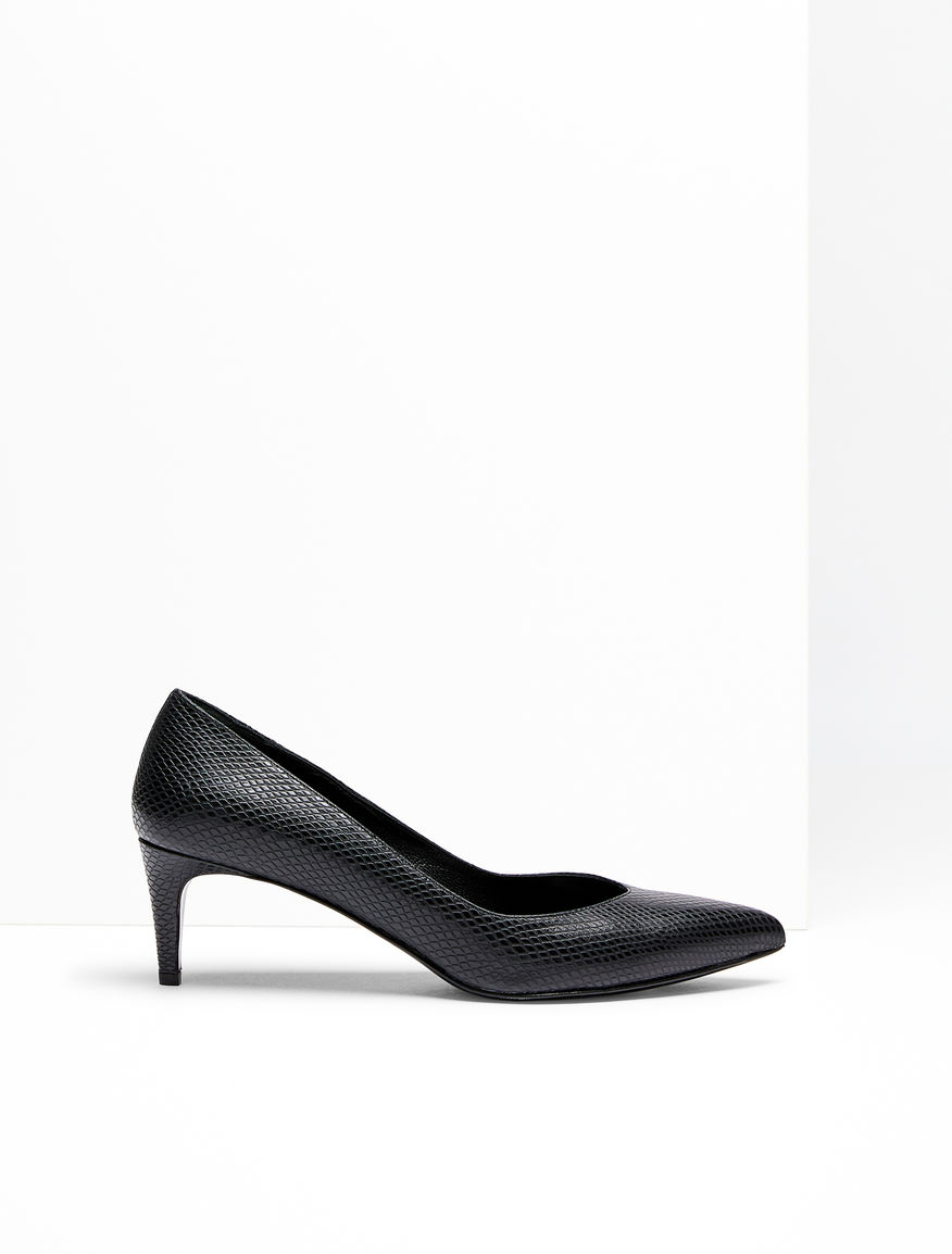Python-print leather heels Weekend Maxmara Python-print leather heels Weekend Maxmara