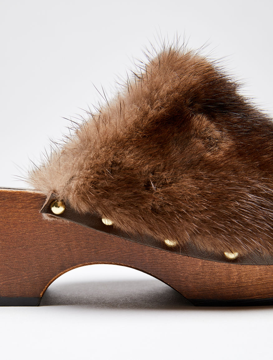 Mink fur mules Weekend Maxmara Mink fur mules Weekend Maxmara