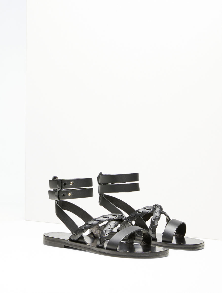 Flat leather sandals Weekend Maxmara Flat leather sandals Weekend Maxmara