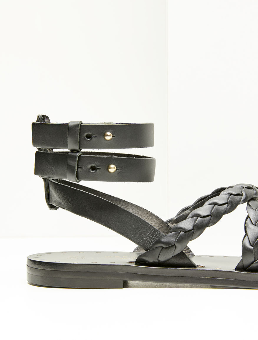 Flat leather sandals Weekend Maxmara Flat leather sandals Weekend Maxmara