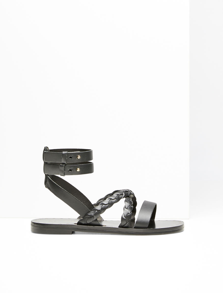Flat leather sandals Weekend Maxmara Flat leather sandals Weekend Maxmara