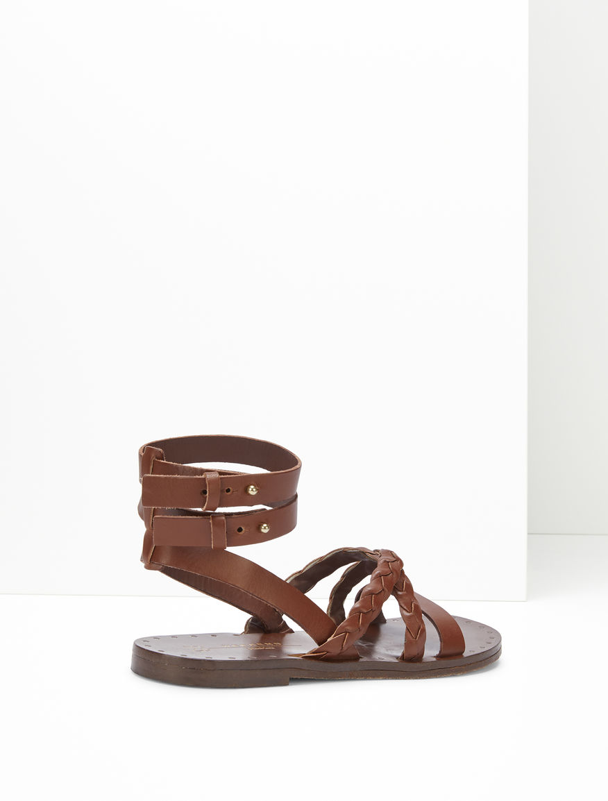 Flat leather sandals Weekend Maxmara Flat leather sandals Weekend Maxmara