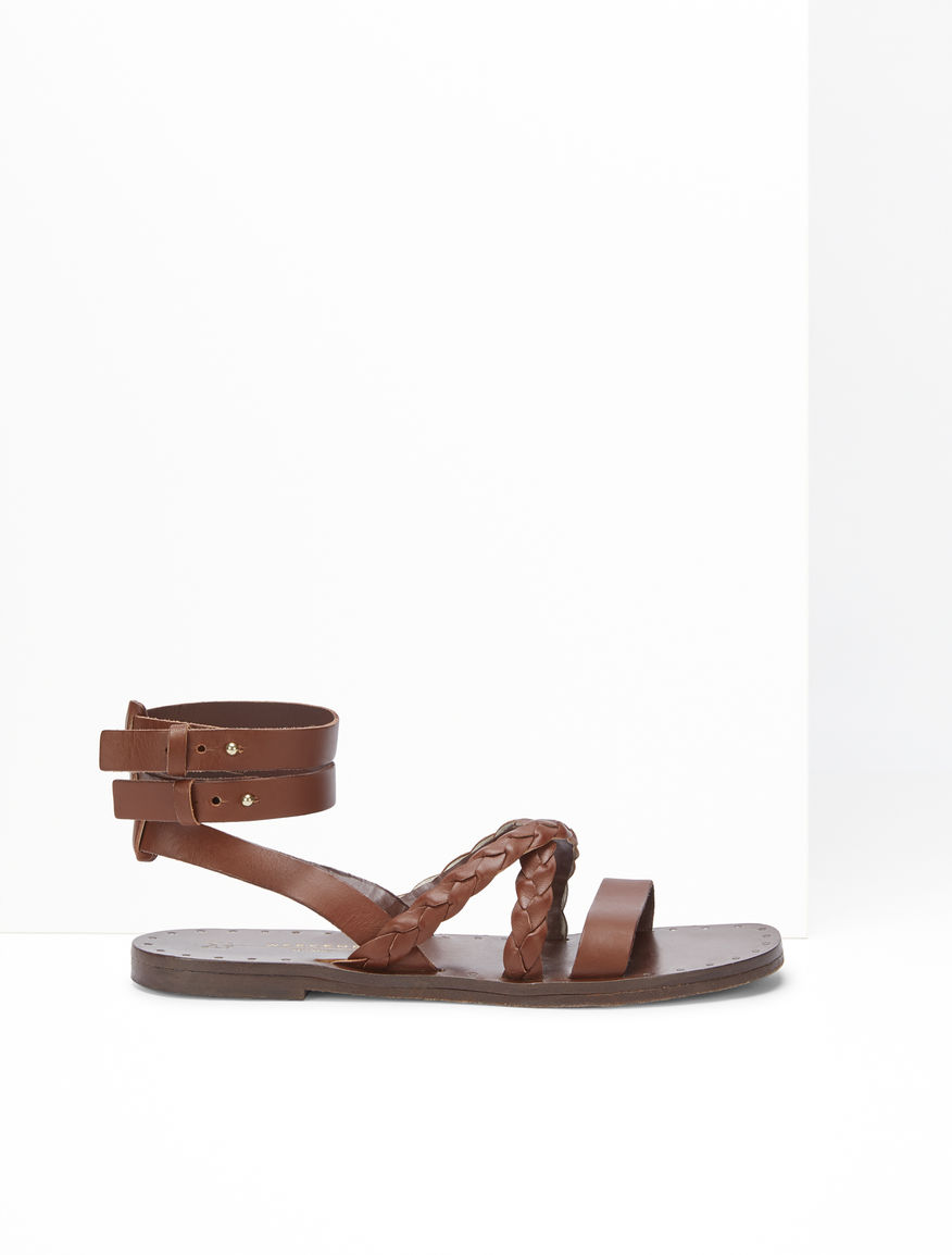 Flat leather sandals Weekend Maxmara Flat leather sandals Weekend Maxmara