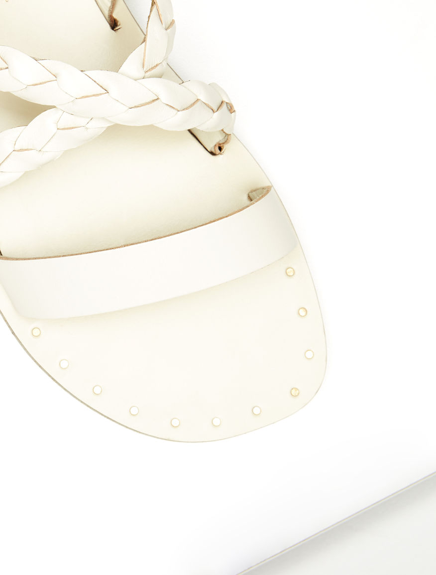 Flat leather sandals Weekend Maxmara Flat leather sandals Weekend Maxmara