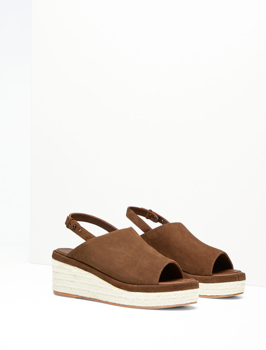 Suede wedge sandal Weekend Maxmara Suede wedge sandal Weekend Maxmara