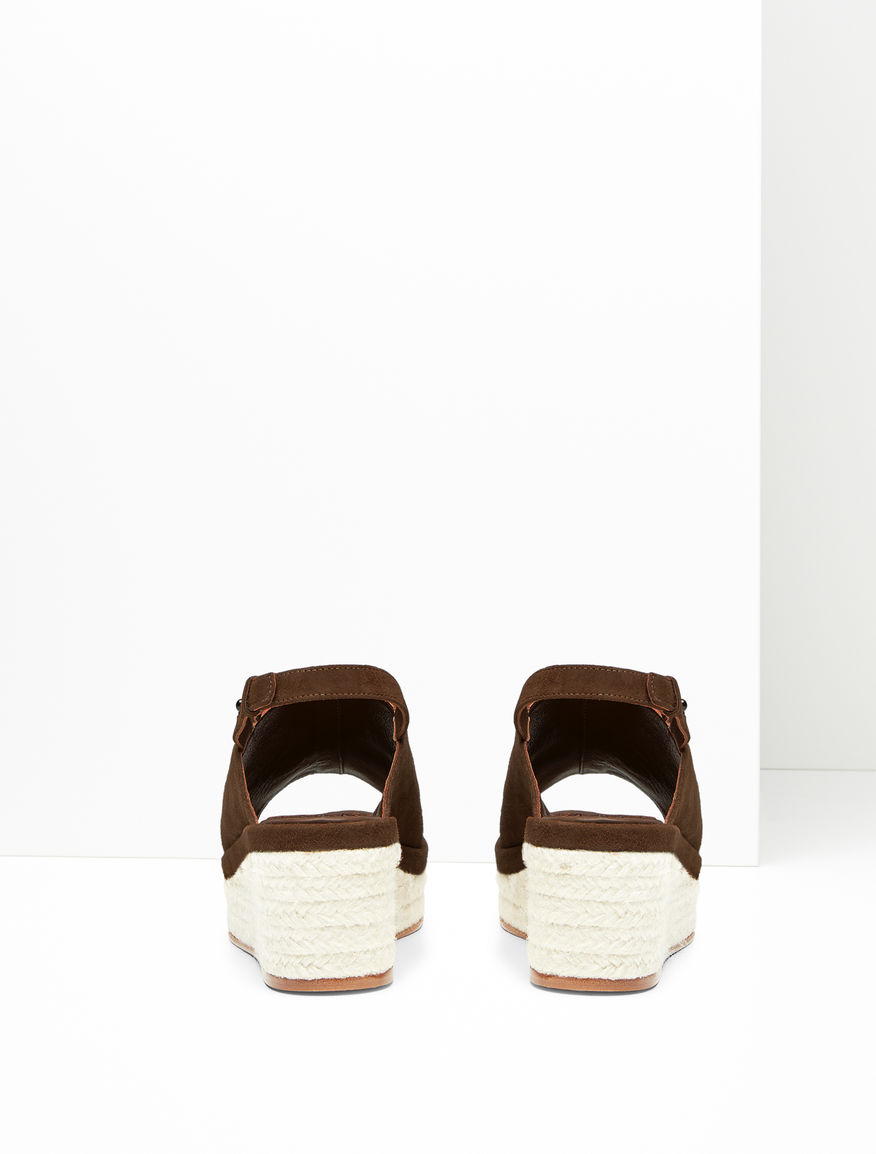 Suede wedge sandal Weekend Maxmara Suede wedge sandal Weekend Maxmara