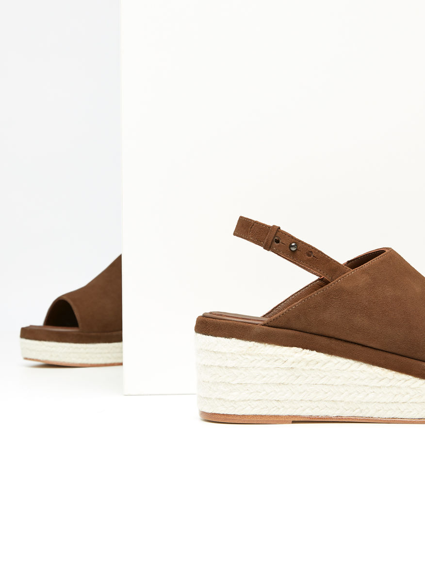 Suede wedge sandal Weekend Maxmara Suede wedge sandal Weekend Maxmara