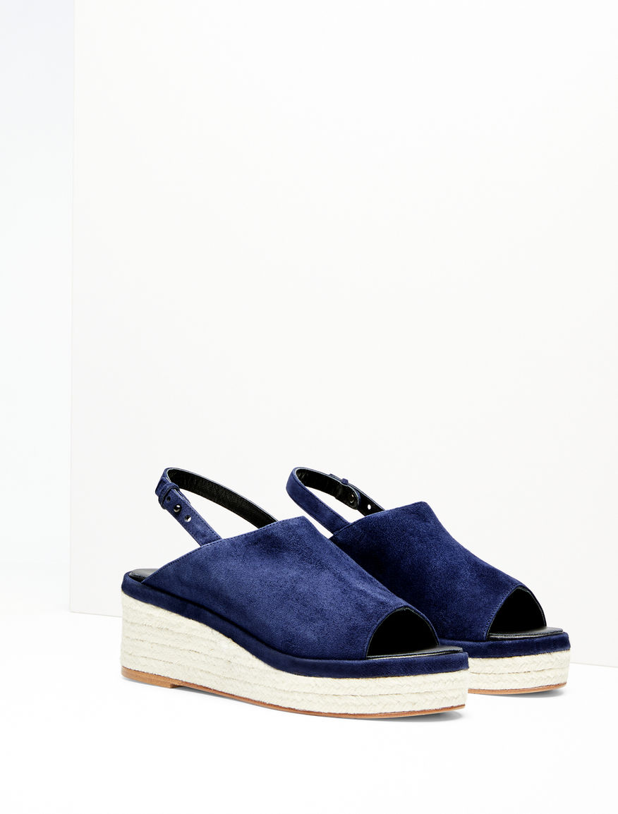 Suede wedge sandal Weekend Maxmara Suede wedge sandal Weekend Maxmara