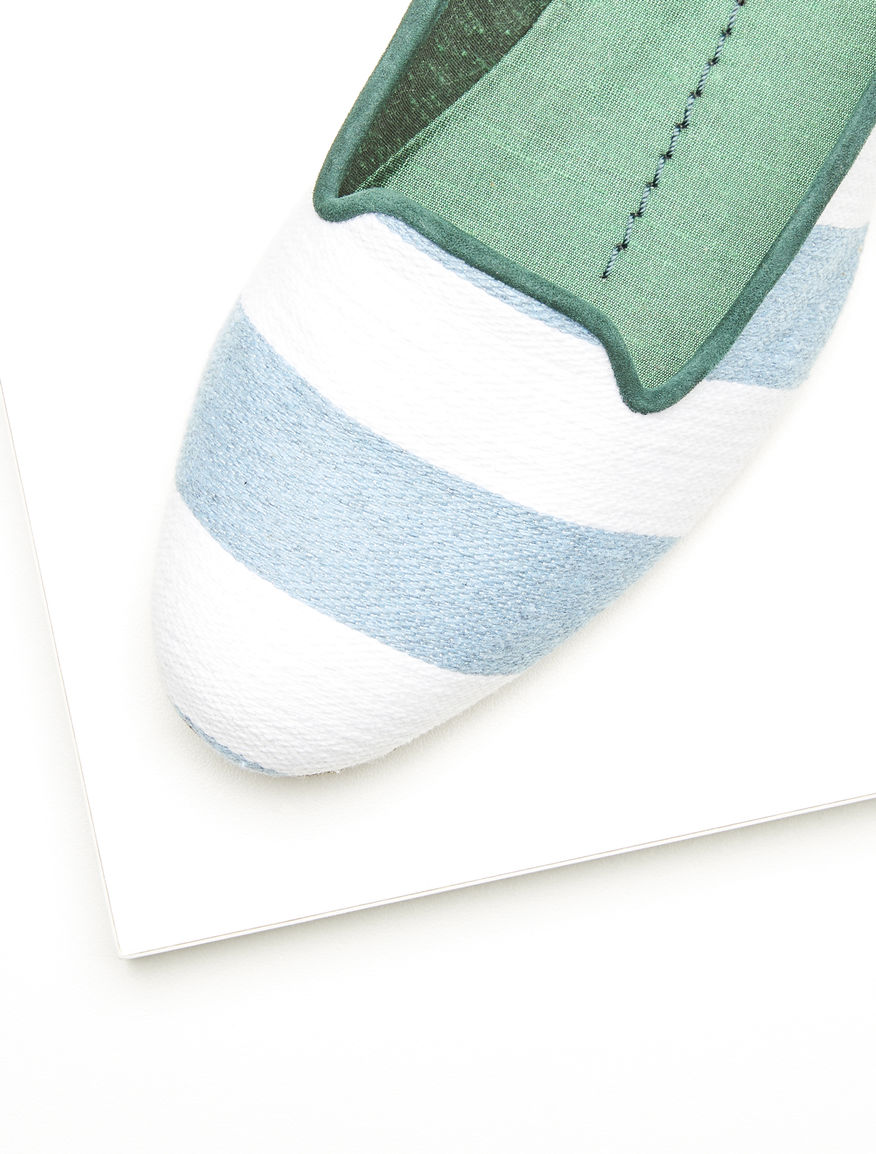 Striped fabric loafer Weekend Maxmara Striped fabric loafer Weekend Maxmara