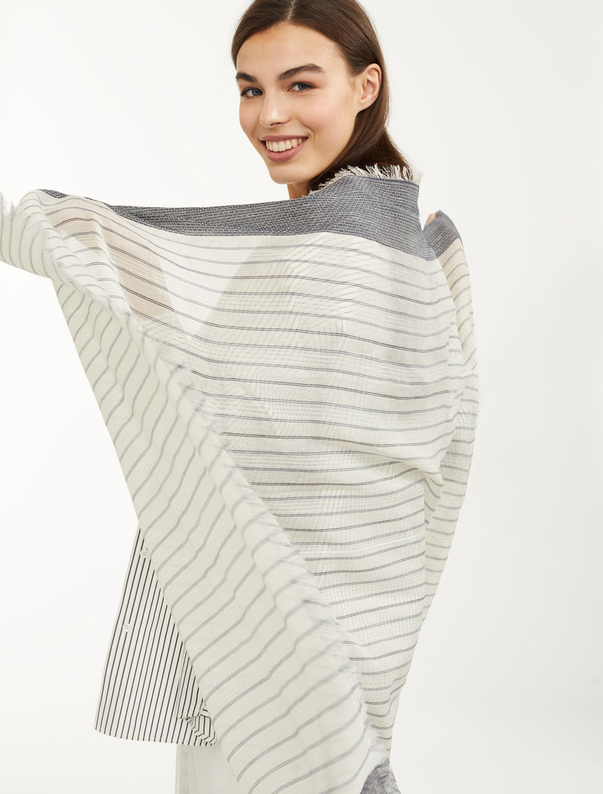 Cotton and linen stole Weekend Maxmara Cotton and linen stole Weekend Maxmara