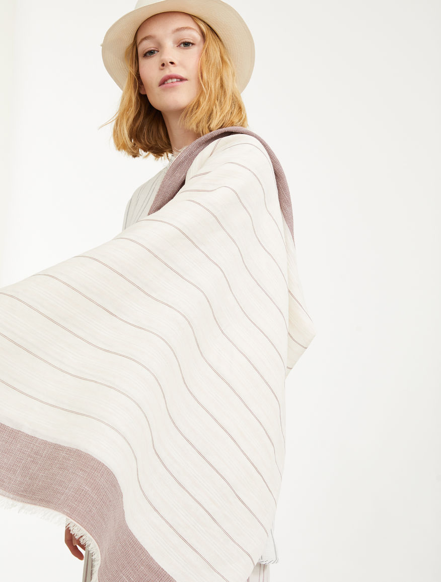 Cotton and linen stole Weekend Maxmara Cotton and linen stole Weekend Maxmara