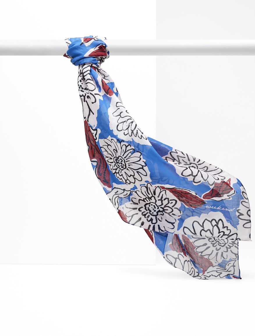 Silk and cotton shawl Weekend Maxmara Silk and cotton shawl Weekend Maxmara