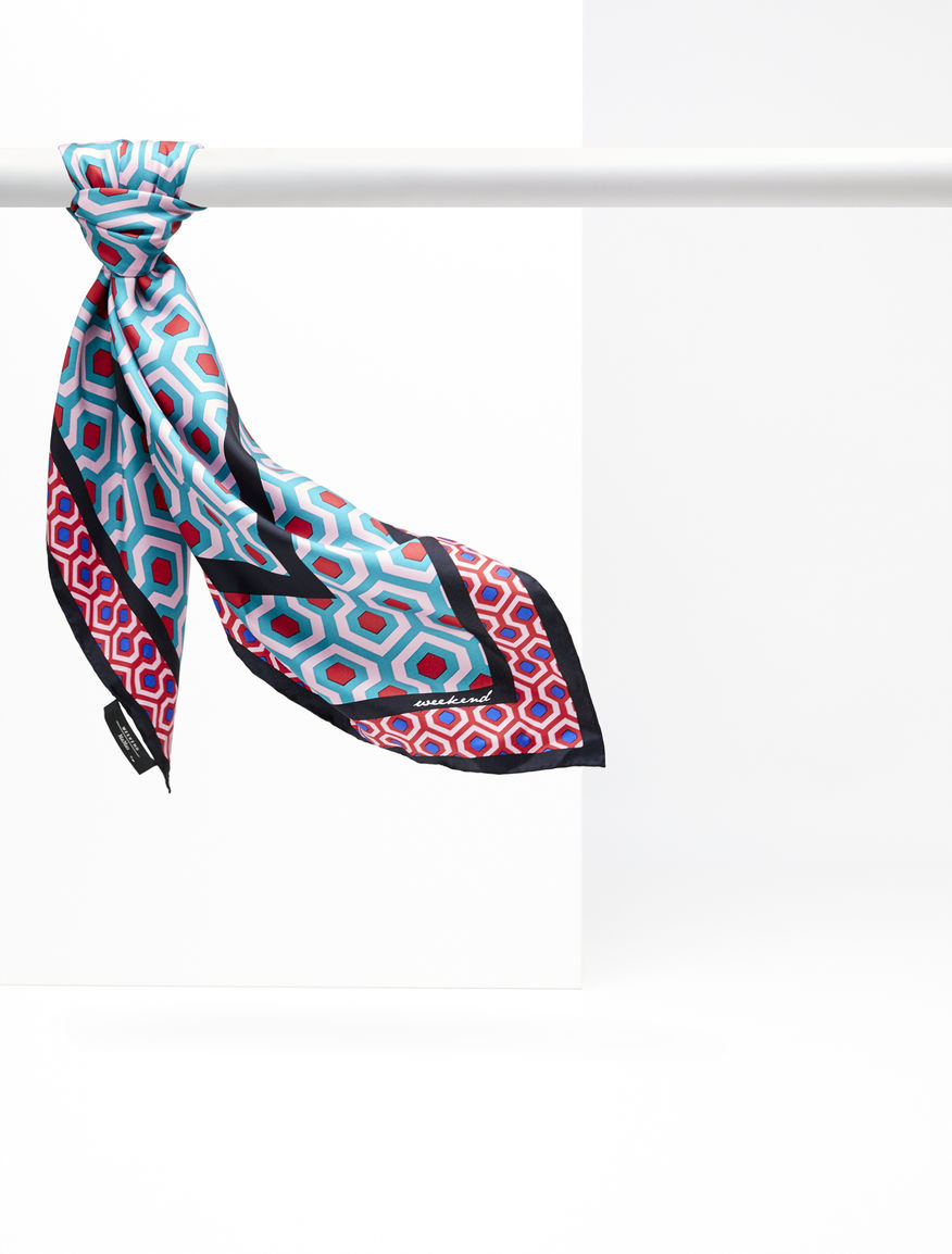 Printed silk foulard Weekend Maxmara Printed silk foulard Weekend Maxmara