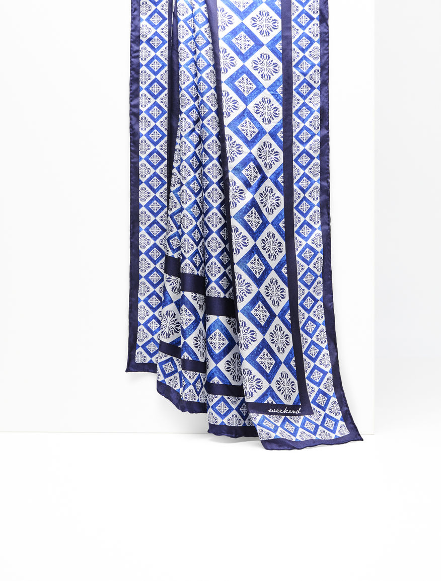 Printed silk foulard Weekend Maxmara Printed silk foulard Weekend Maxmara