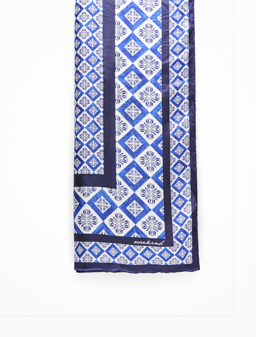 Printed silk foulard Weekend Maxmara Printed silk foulard Weekend Maxmara