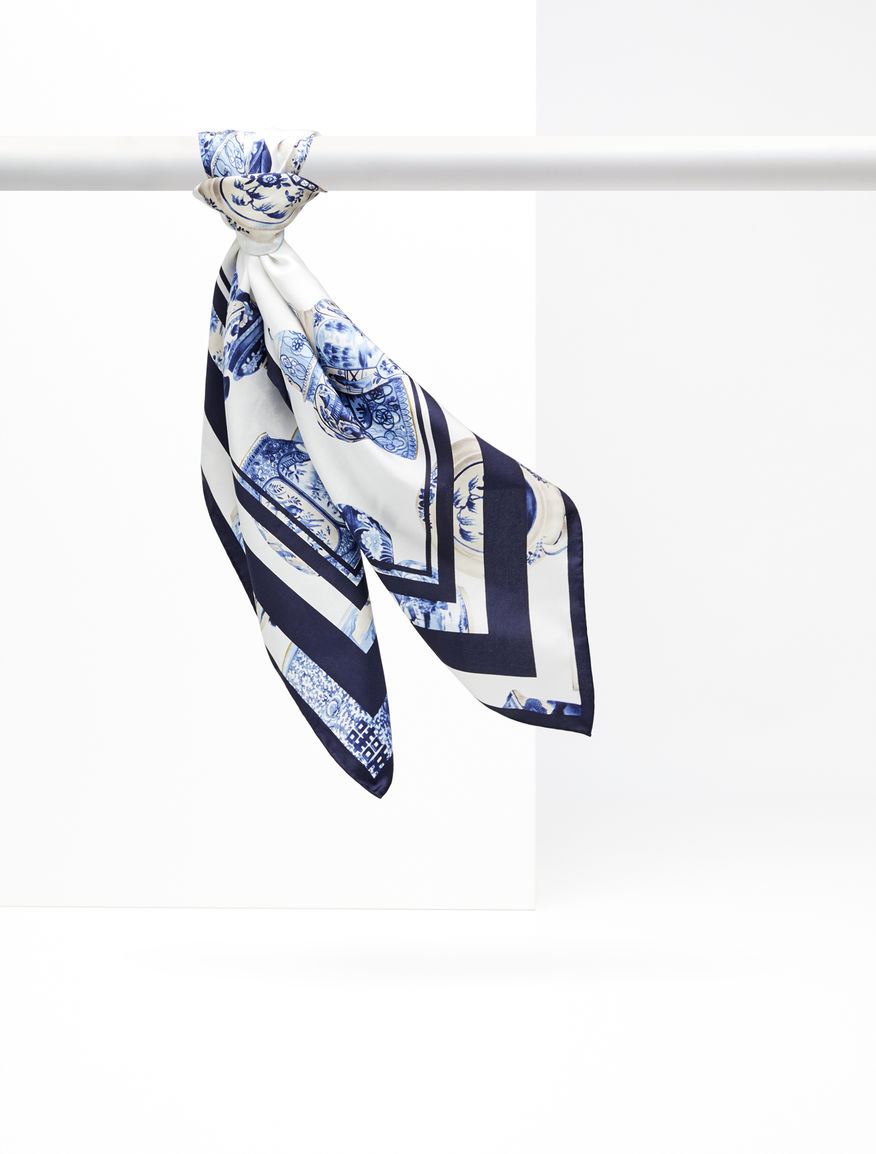 Printed silk foulard Weekend Maxmara Printed silk foulard Weekend Maxmara