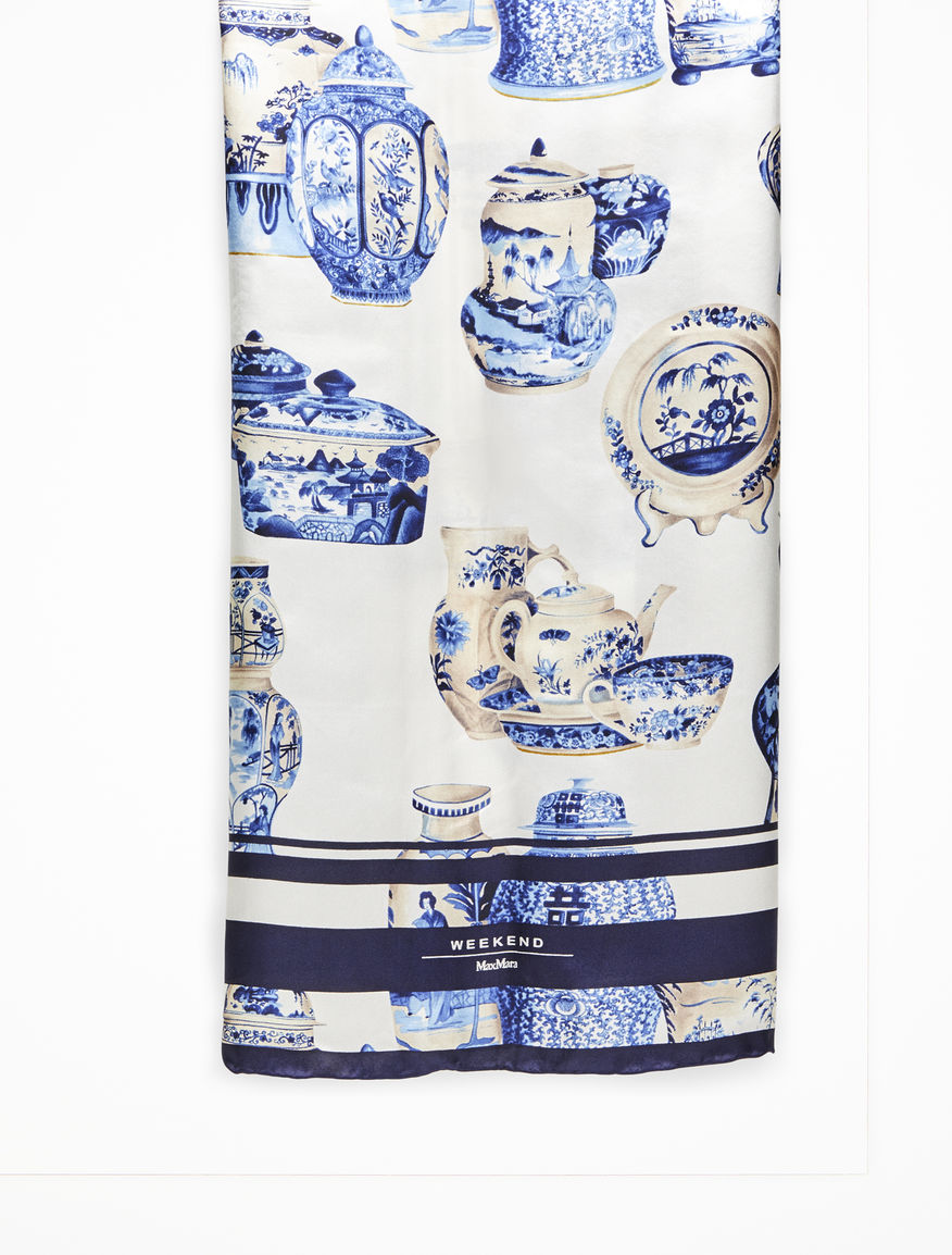 Printed silk foulard Weekend Maxmara Printed silk foulard Weekend Maxmara