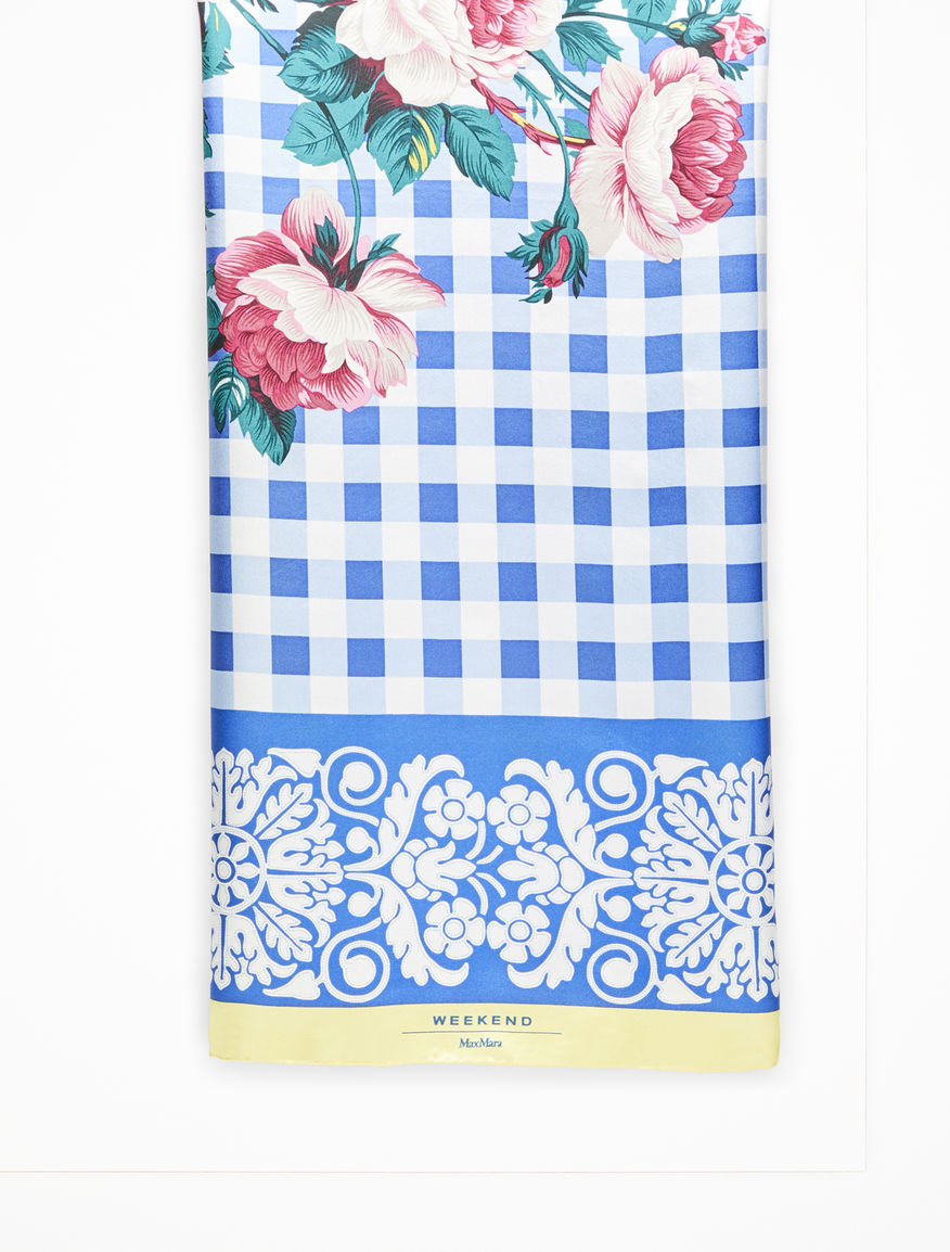 Printed silk foulard Weekend Maxmara Printed silk foulard Weekend Maxmara