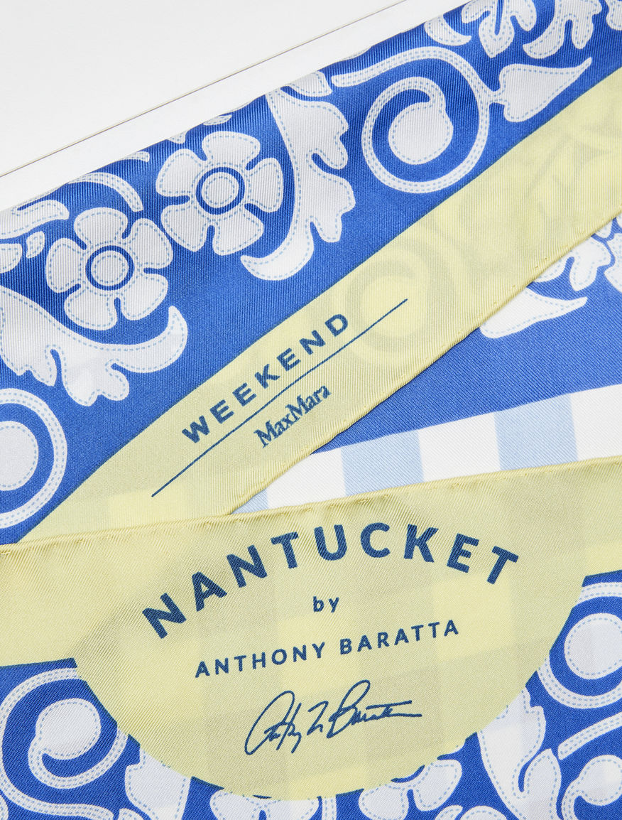 Printed silk foulard Weekend Maxmara Printed silk foulard Weekend Maxmara