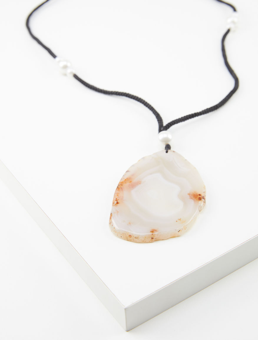 Necklace with agate pendant Weekend Maxmara Necklace with agate pendant Weekend Maxmara