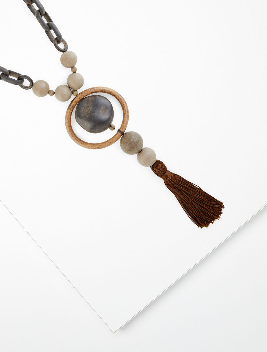 Resin tassel necklace Weekend Maxmara Resin tassel necklace Weekend Maxmara