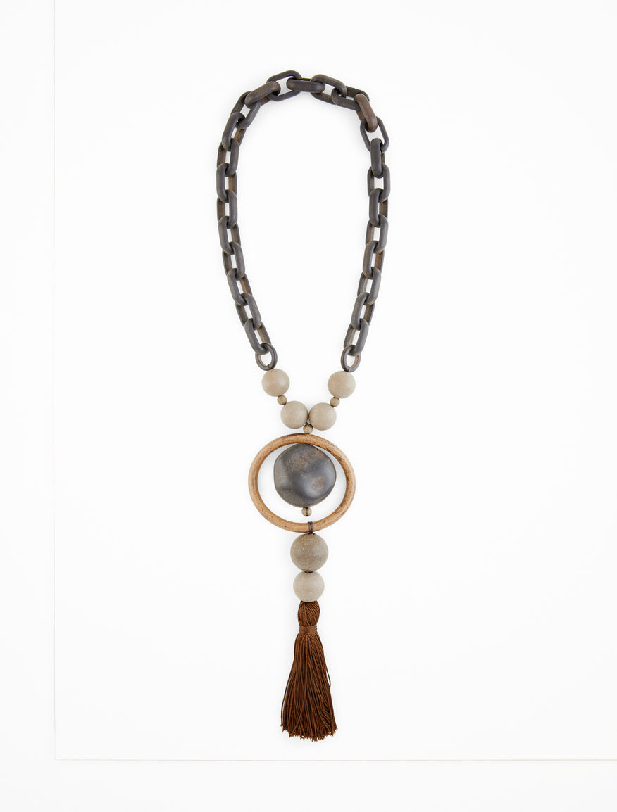 Resin tassel necklace Weekend Maxmara Resin tassel necklace Weekend Maxmara