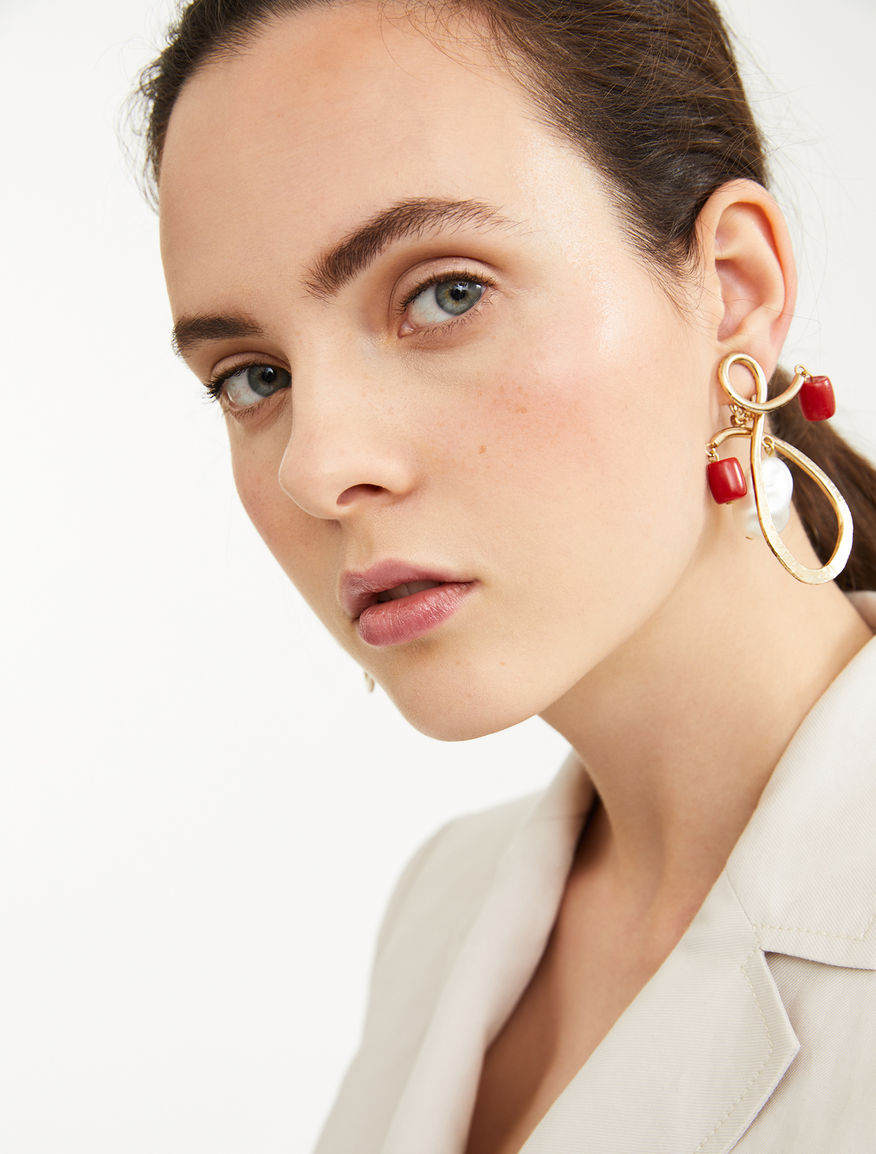Earrings with resin pendant Weekend Maxmara Earrings with resin pendant Weekend Maxmara