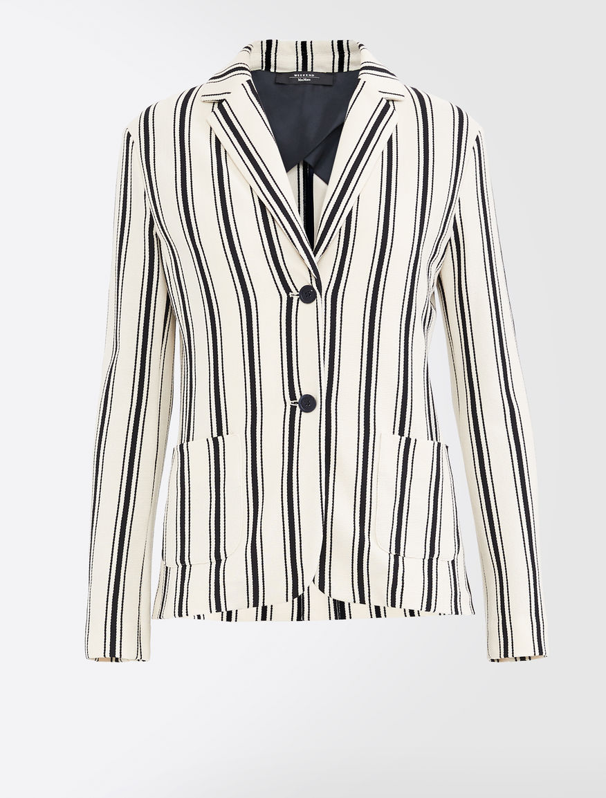 Piqué jersey blazer Weekend Maxmara Piqué jersey blazer Weekend Maxmara