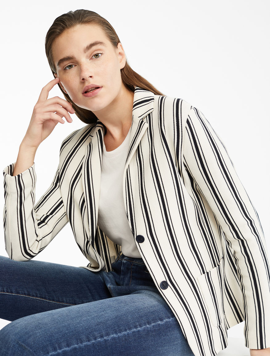 Piqué jersey blazer Weekend Maxmara Piqué jersey blazer Weekend Maxmara