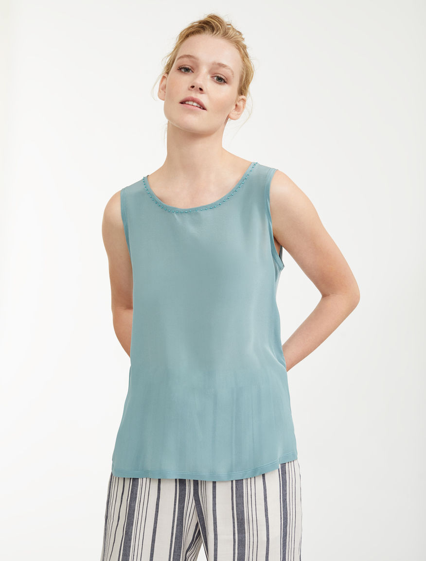 Silk and cotton jersey top Weekend Maxmara Silk and cotton jersey top Weekend Maxmara