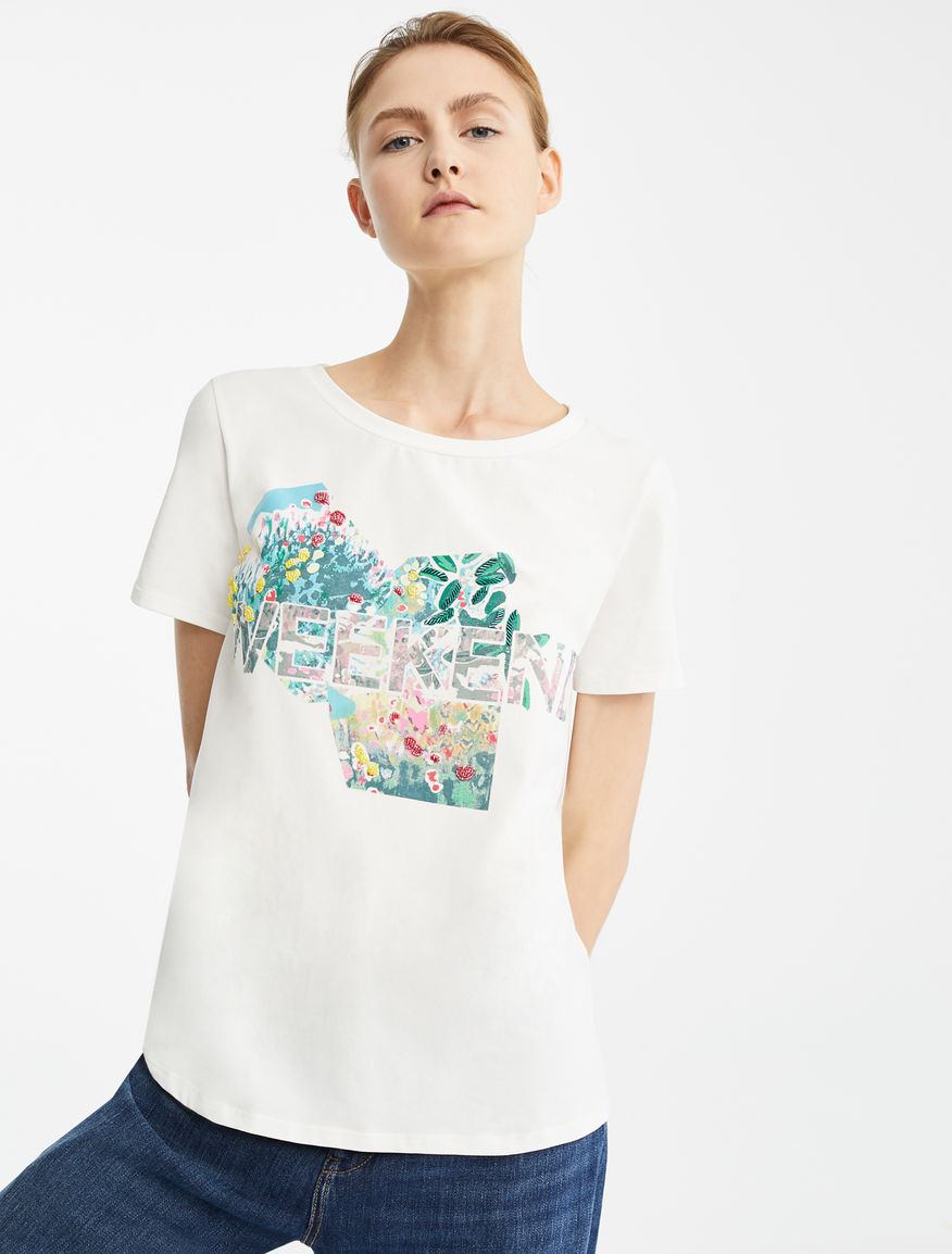 Cotton jersey T-shirt Weekend Maxmara Cotton jersey T-shirt Weekend Maxmara